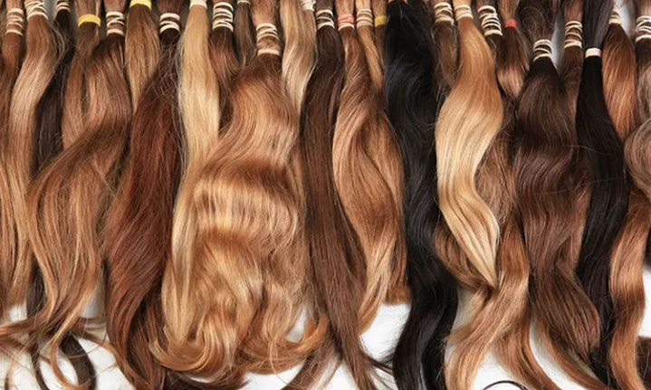 keratin hair,clips in hair, weft hair,microloop hair etc